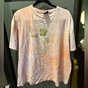 Polo Ralph Lauren Tie Dye Tennis Bear Short Sleeve Tee
